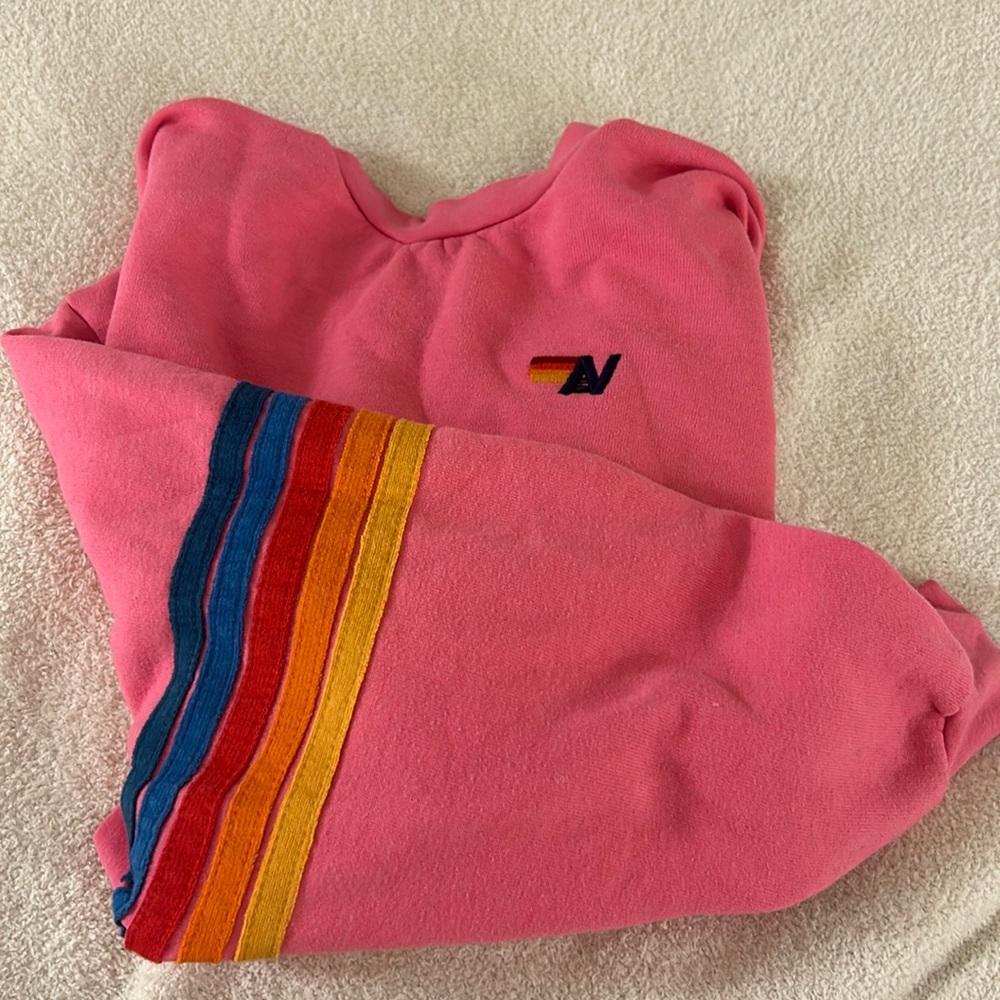 Pink Aviator Nation with stripes
